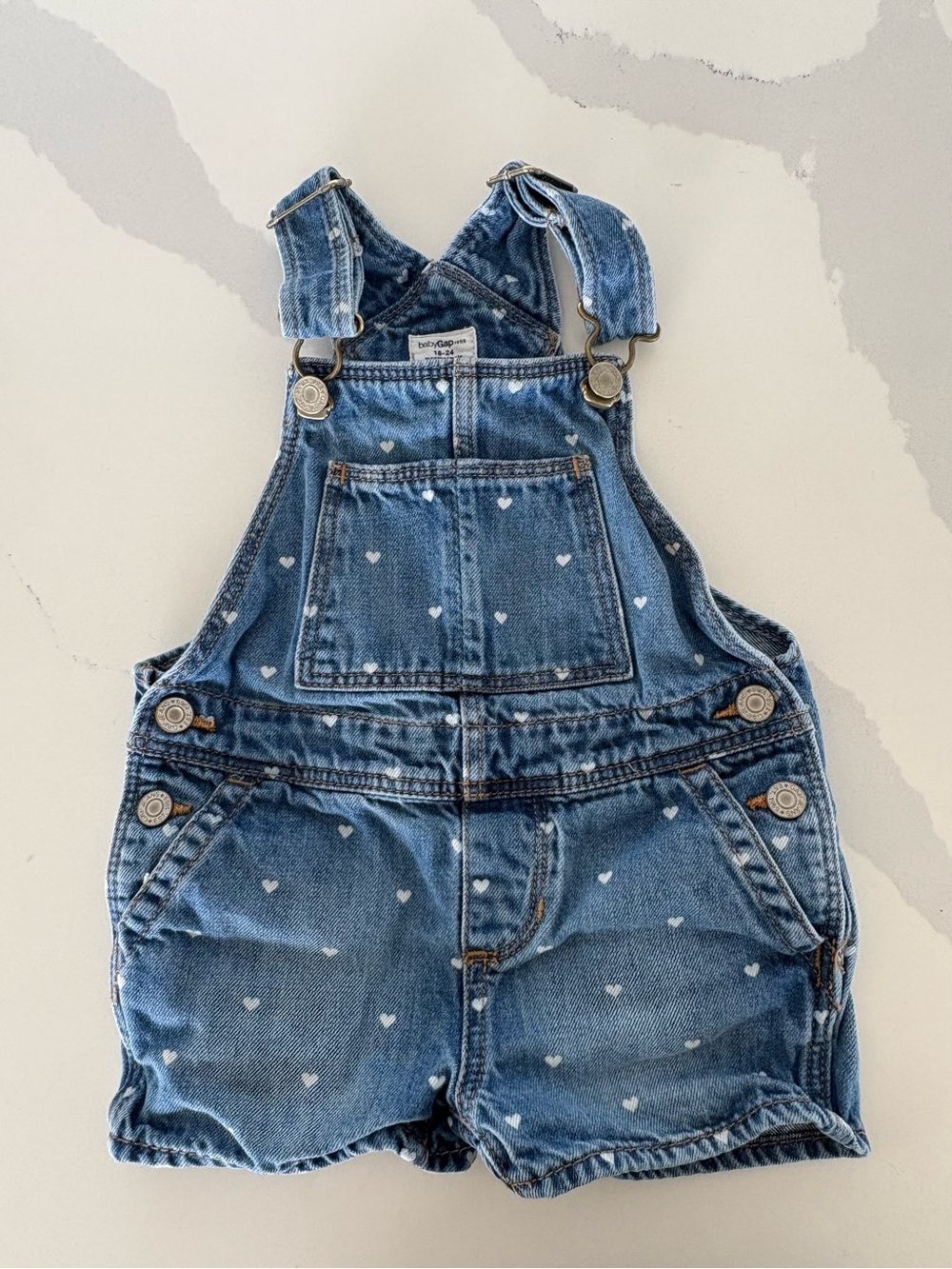 Baby Gap overalls shorts girls 18-24 months